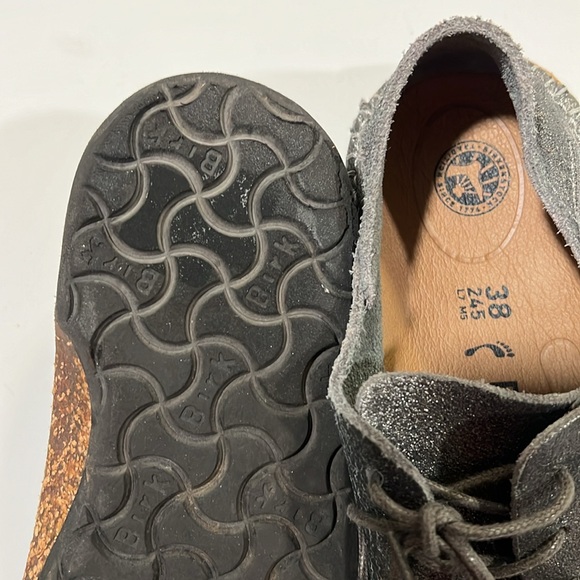 Birkenstock - Gary Derby style tie shoes, 38/7, charcoal metallic - Picture 6 of 13